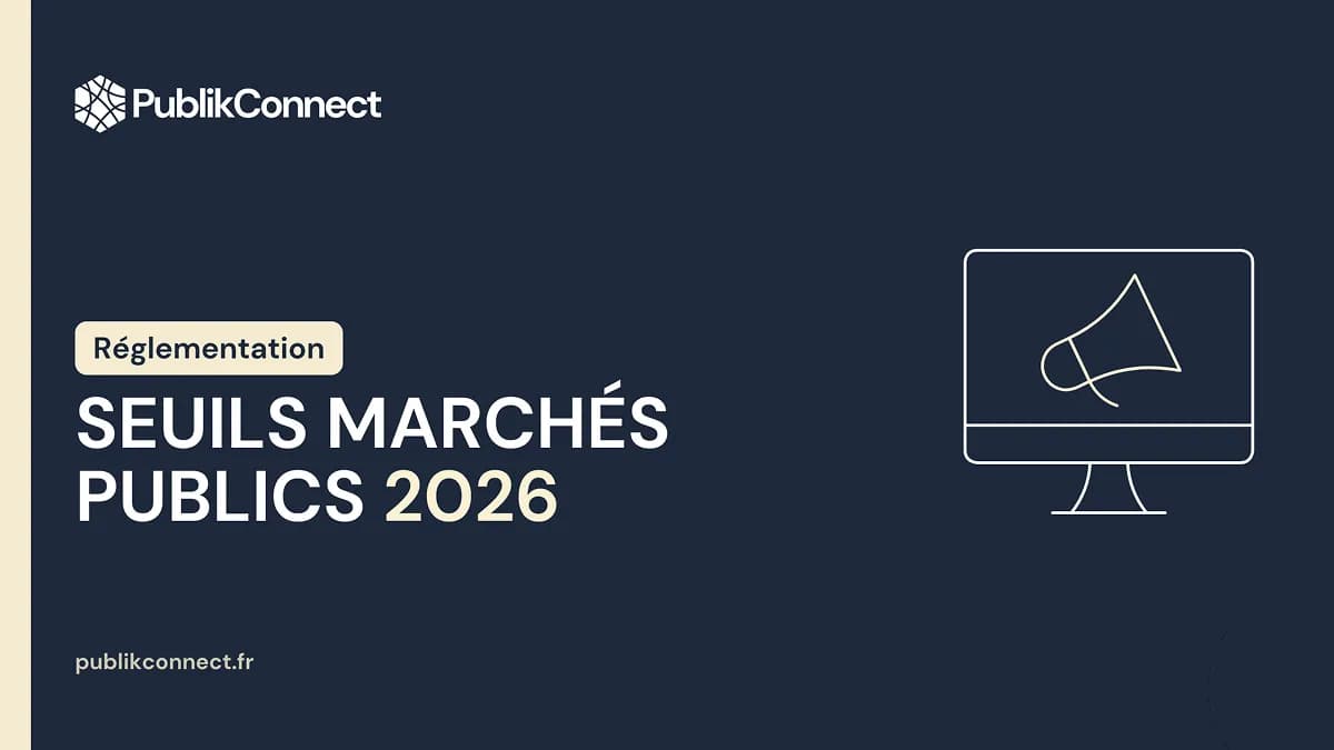 Seuils marchés publics 2026 : tableau complet et procédures gré à gré