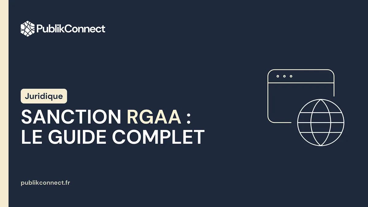 Sanction RGAA : Le Guide pour Éviter 25 000€ d'Amende sur le Site de votre Collectivité